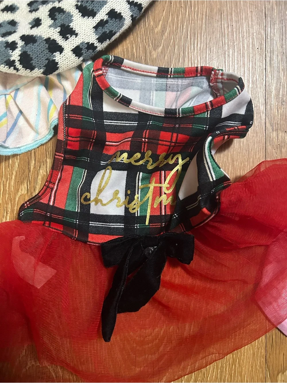 Mixed Dog Dresses & Jackets Bundle - Pink, Red, Blue, Black, Cream